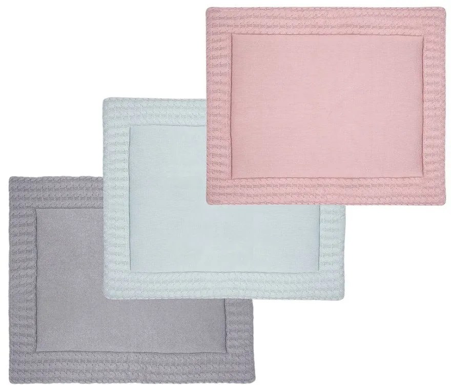 Mat szürke pamut játszószőnyeg, 70 x 90 cm - Kindsgut