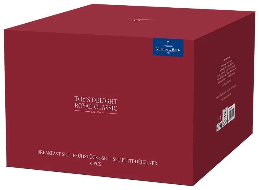 Reggelizőkészlet 2 fő részére, 6 db, Toy's Delight Royal Classic - Villeroy & Boch