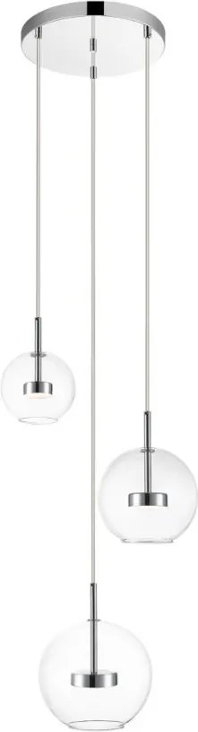 Zuma Line ENCELADUS P0428-03L-F4AC Plafonlámpa 3x5W/LED 3000K 1500lm IP20