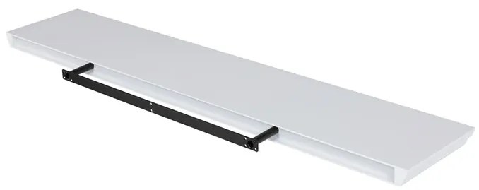 Lebegő polc fehér 120 cm MDF P-026