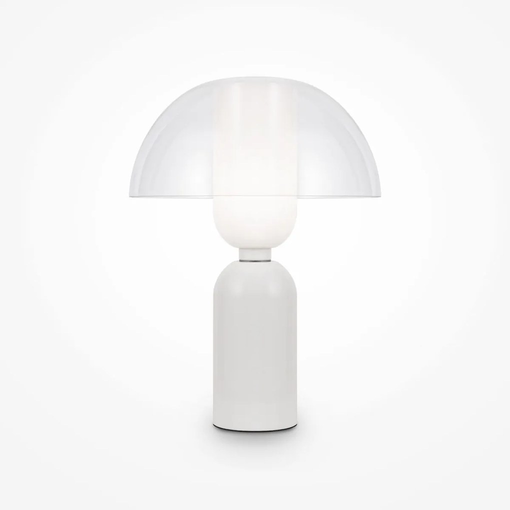 Maytoni modern asztali lámpa memory fehér átlátszó mymod177tl-01w