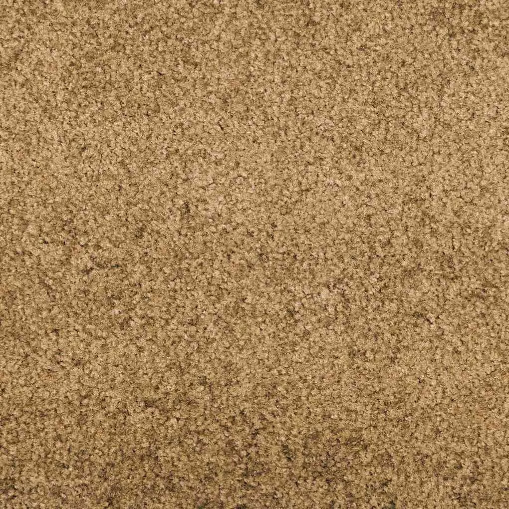 Ajtószőnyeg Krém és fekete 120 x 350 cm Poliamid és PVC