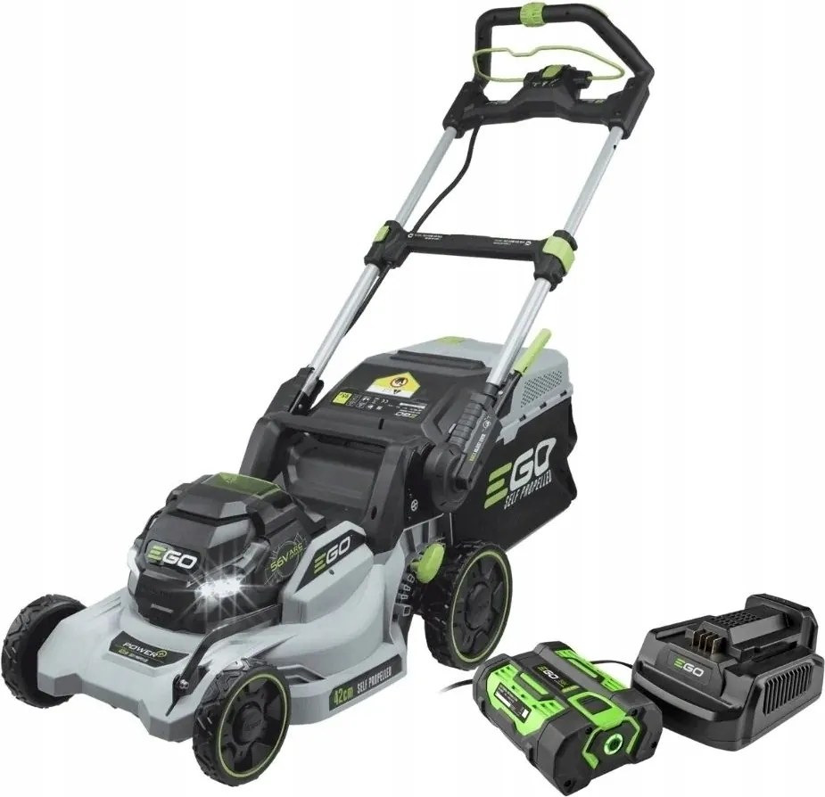 Akkumulátoros fűnyíró önjáró funkcióval, 42 cm, 56V/4,0Ah