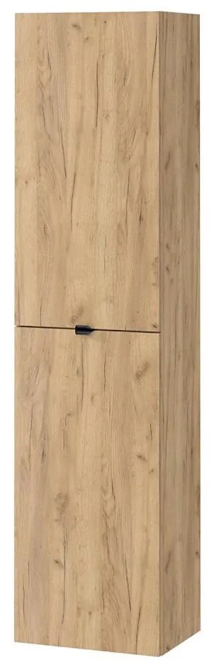Cersanit S598-049-DSM - MALIKA fali fürdőszobai szekrény 160x40 cm tölgy
