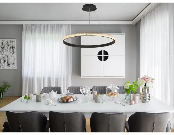 LED dimmelhető csillár zsinóron LED/55W/230V 3000-6500K + távirányítás