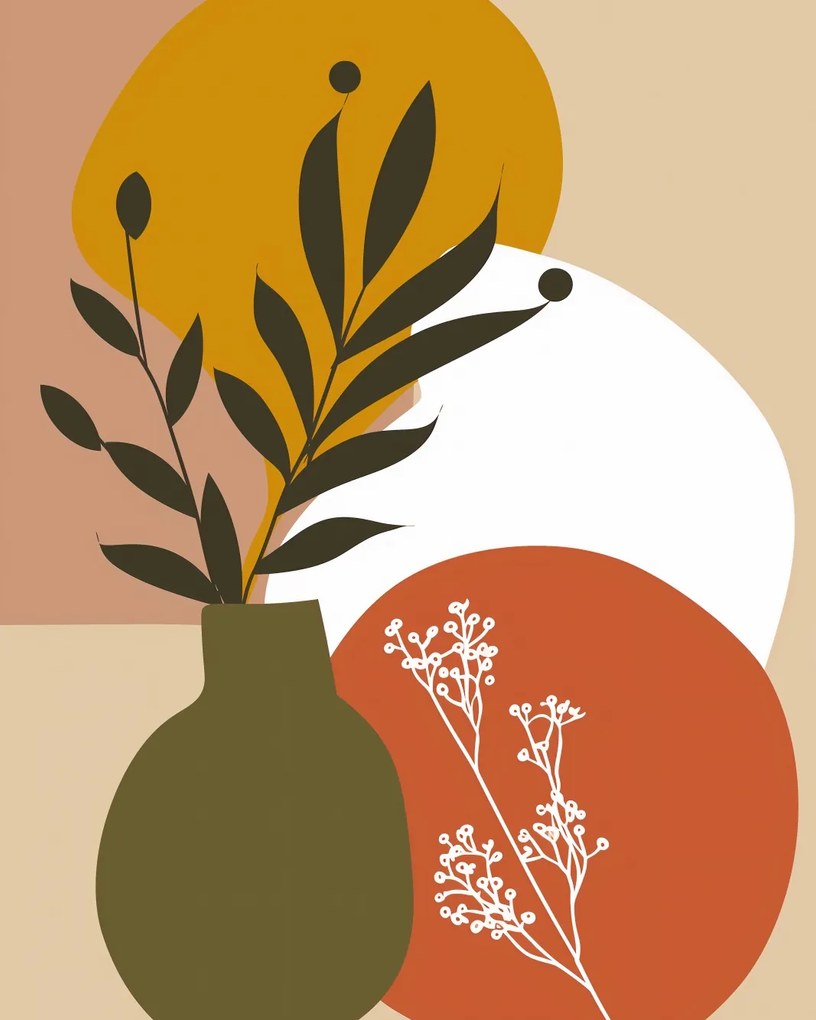 Poszter 40x50cm Virágok a Napban