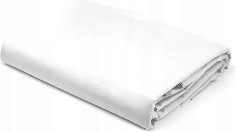 Lepedő 160x200cm Szatén gumis, fehér