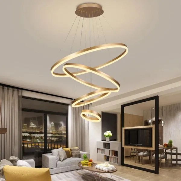 LED állítható fényerejű csillár kábellel LED/165W/230V 3000-6500K + DO