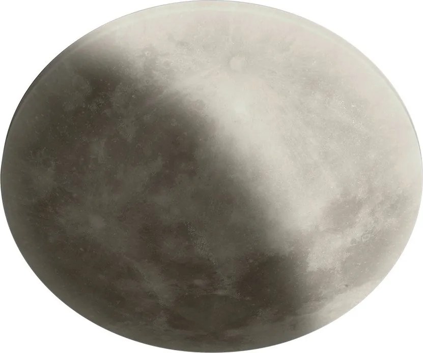 Világosszürke LED gyerek mennyezeti lámpa akrilüveg búrával ø 40 cm Lunar – Trio