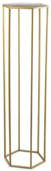 Virágállvány 100x24 cm arany színben