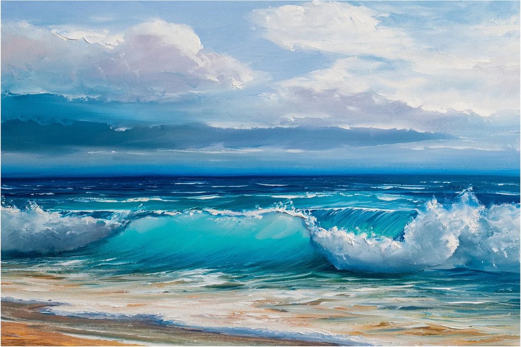 Kép - tengeri hullámok (90x60 cm)