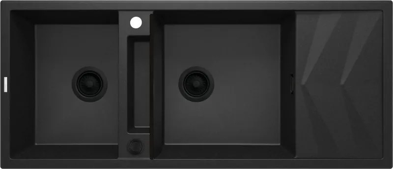 Magnetic gránit mosogató_metál grafit_2 medence+csepegtető