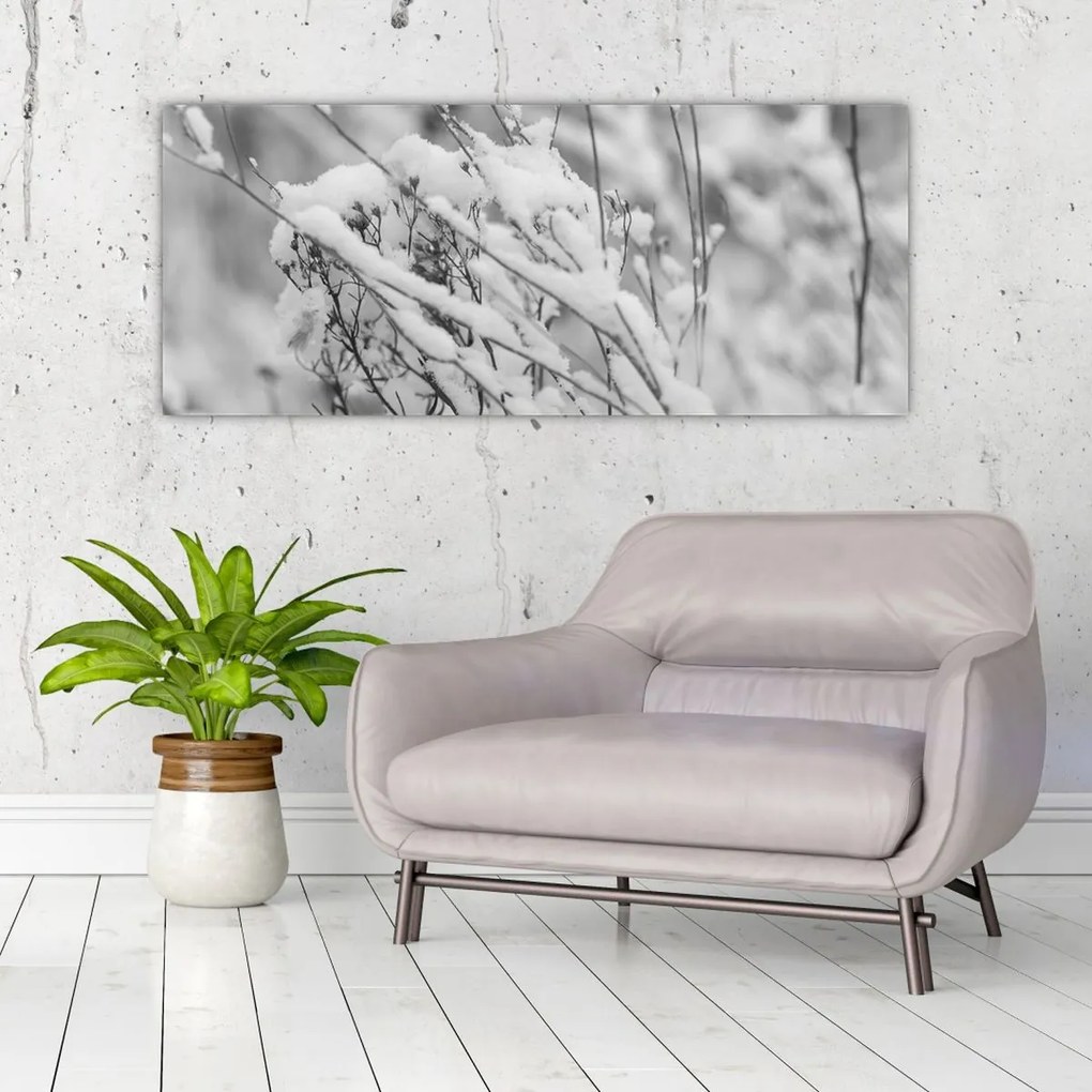 Kép - Havas ágak (120x50 cm)