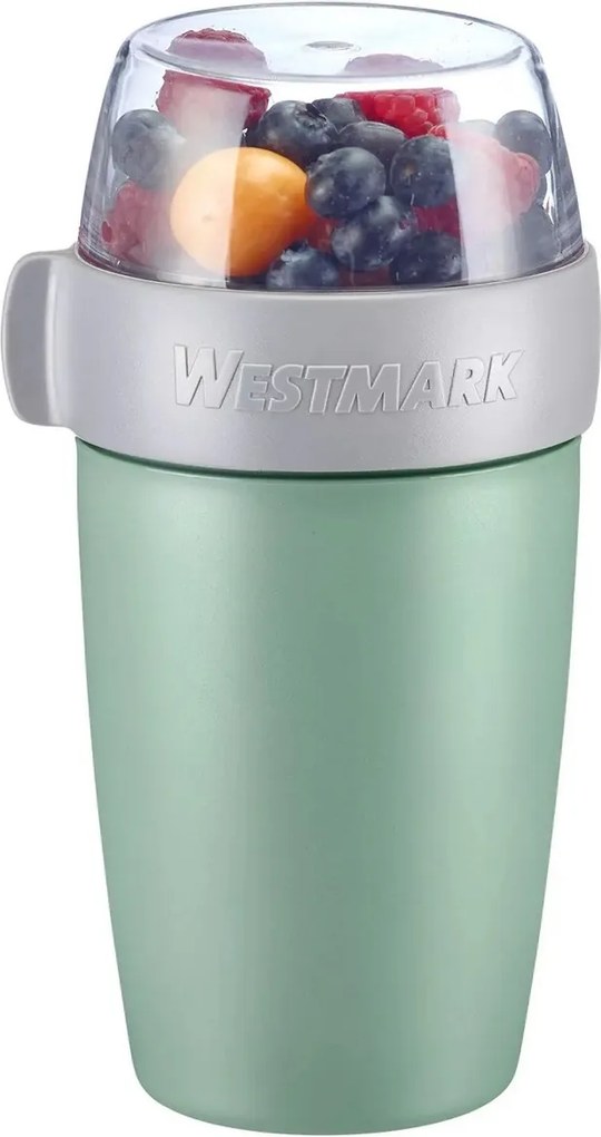 Westmark háromrészes ételtartó edény, 700 ml, mentazöld, S