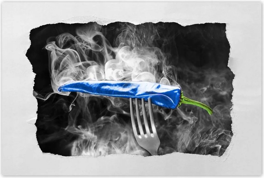 Poszterek 120x80 A paprika kék ereje