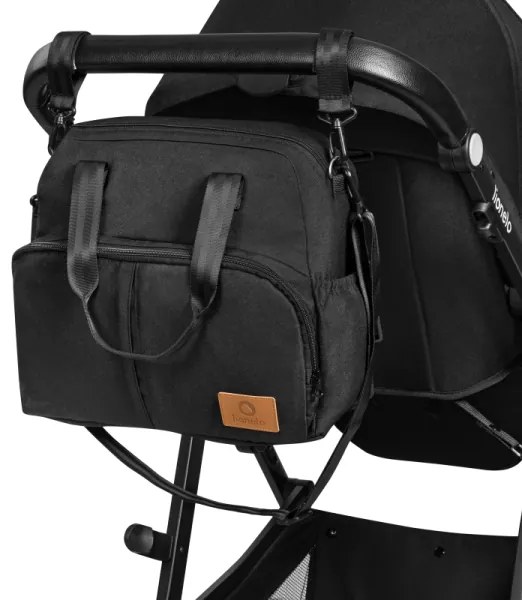 Lionelo - Kombinált babakocsi 3 az 1-ben BIANKA Fekete ónix