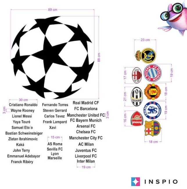 INSPIO Focis falmatrica - Futball world
