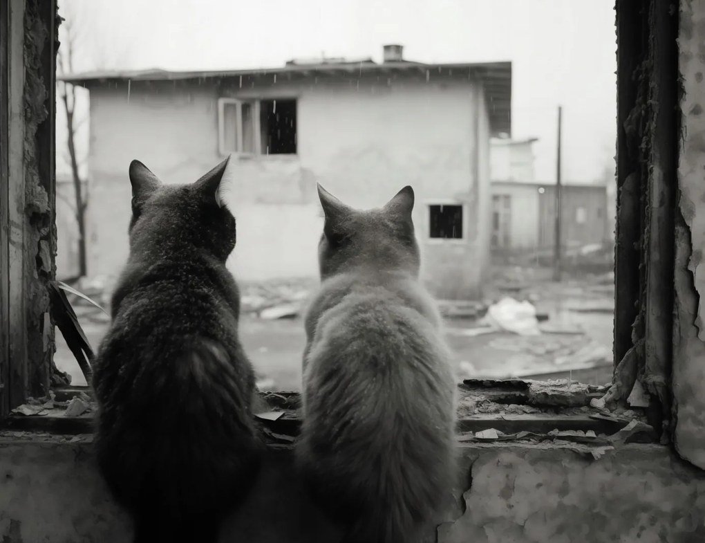 Poszter 65x50cm Gondolatok az elhagyatott küszöbről