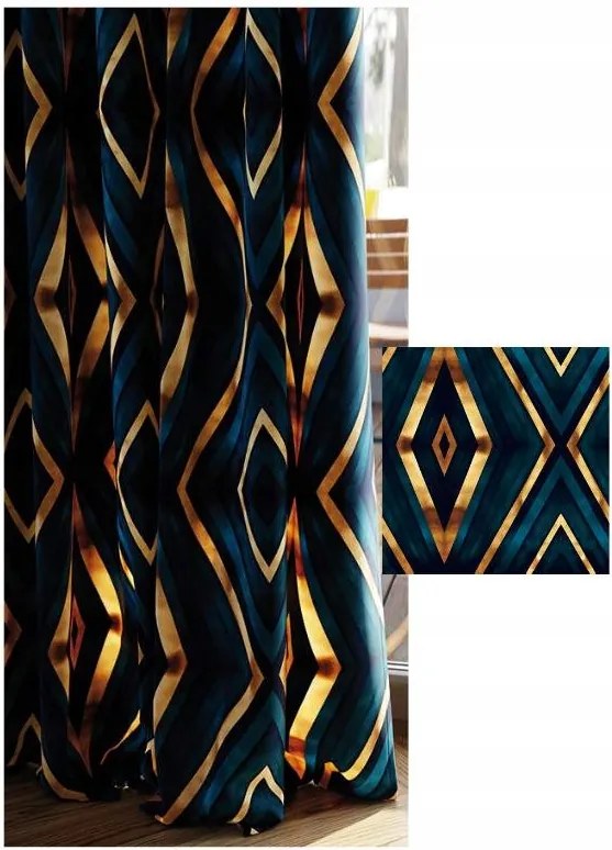 Függöny Elegáns Gránátalma Arany Velvet Bársony Puha Szalaggal Sz.140x270