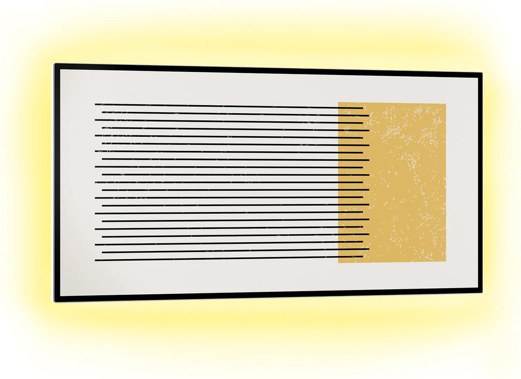 Klarstein Mojave 1000 smart, infravörös hősugárzó 2 az 1-ben, konvektor, 120 x 60 cm, 1000 W, RGB világítás