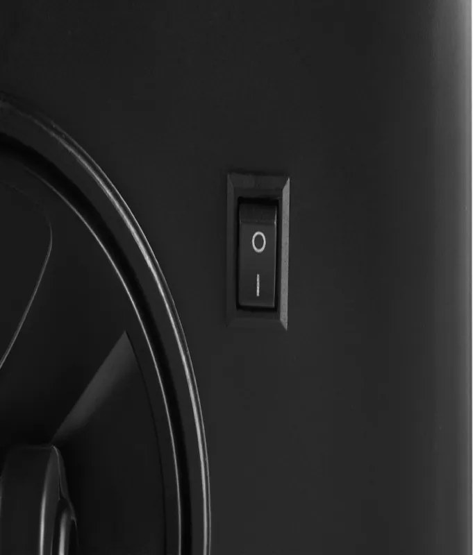 Állítható, forgatható, kihajtható LED-es tükör, fekete