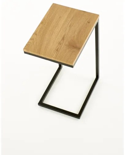 Dohányzóasztal AURIA tölgy/fekete