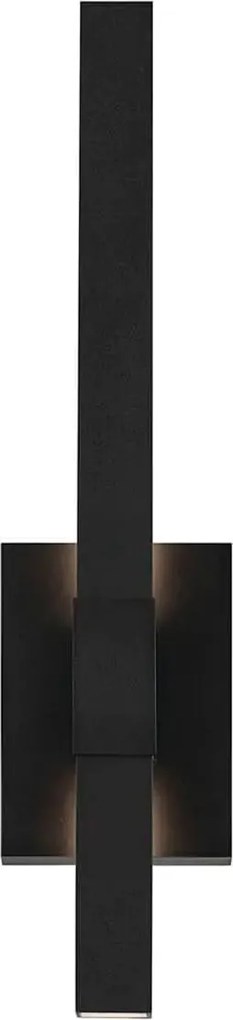 Kichler modern kültéri fali lámpa nocar fekete elskl-nocar-m-bk IP44