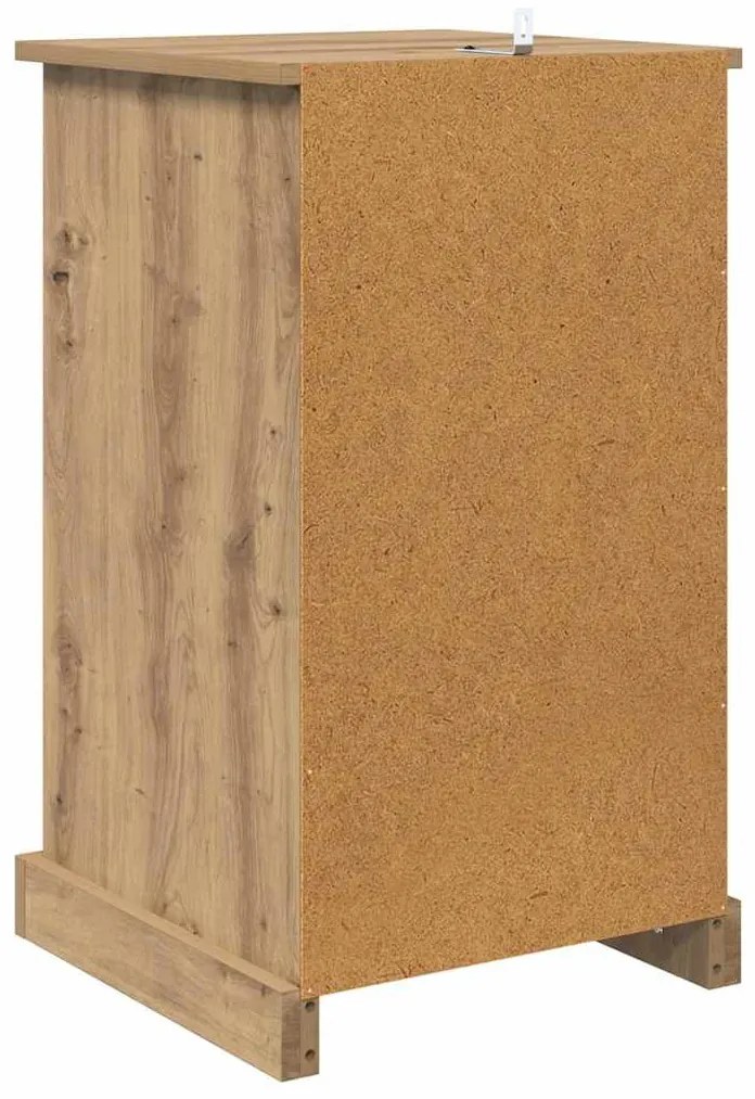 vidaXL Éjjeliszekrény fiókkal Artisan tölgy 39 x 39 x 67,5 cm Faanyag