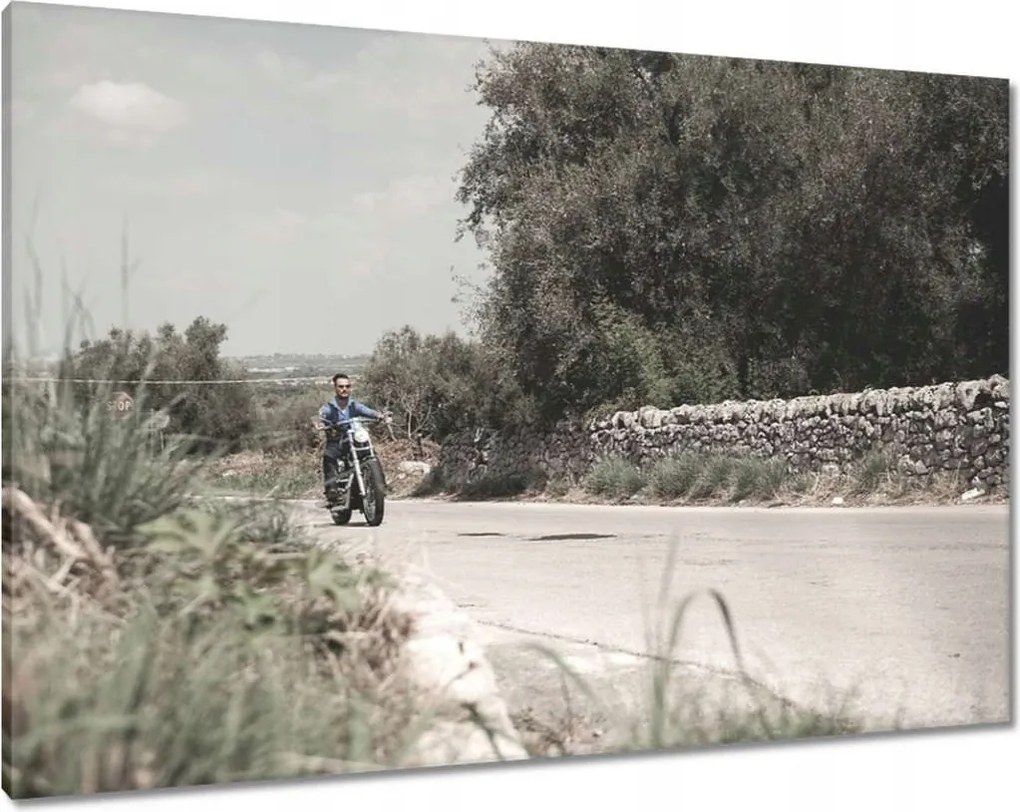 Vászonkép 100x70 Motorkerékpár Klasszikus Motor