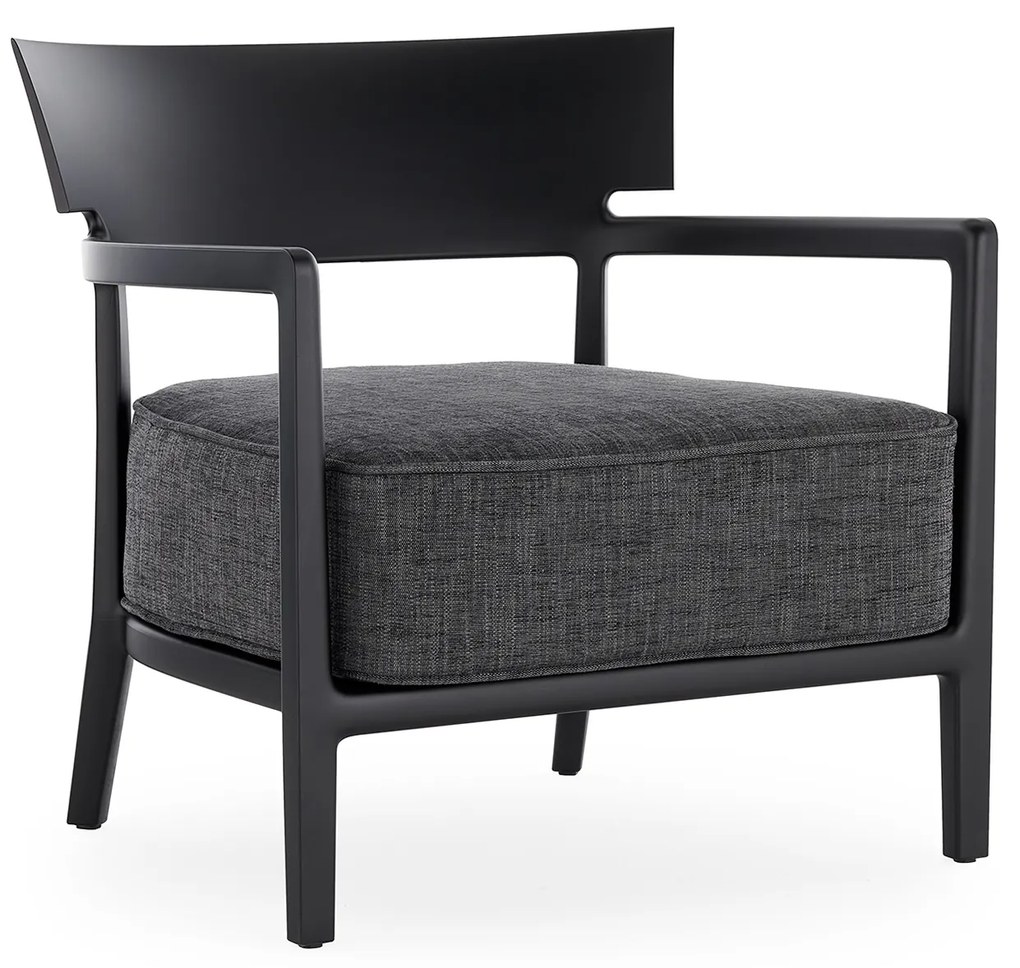 CARA MAT fotel, fekete - Kartell