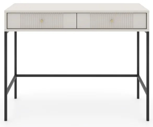 ISEO IS07 fésülködőasztal 2 fiók, Kasmír/Fekete/Arany