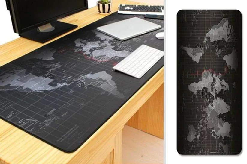 Zaparkorun Alátét íróasztalra - világtérkép - 40 x 90 cm