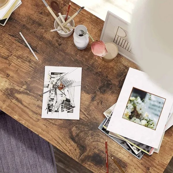 SOLEA íróasztal barna/fekete