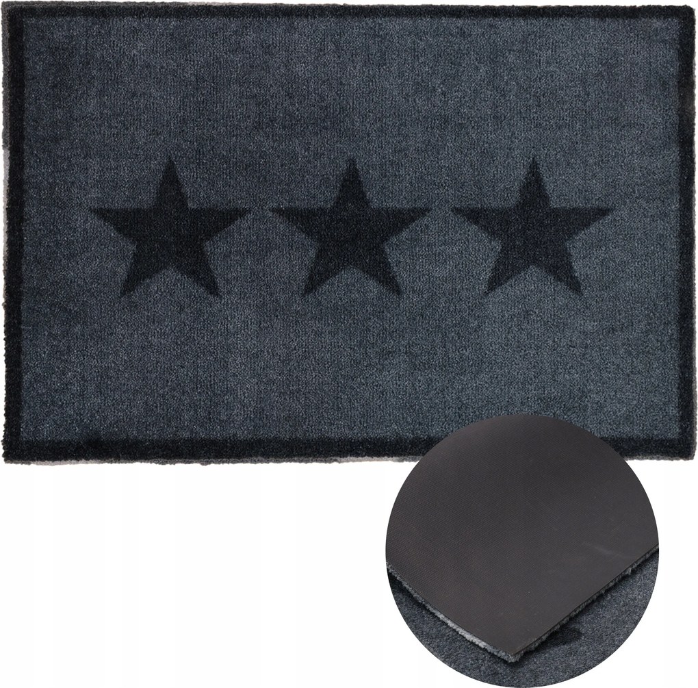 Lábtörlő Cipőajtó Szőnyeg 50X70cm Tartós Tömör csúszásgátló