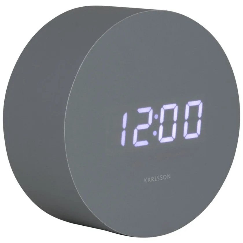 Digitális ébresztőóra ø 9 cm Spry Round – Karlsson