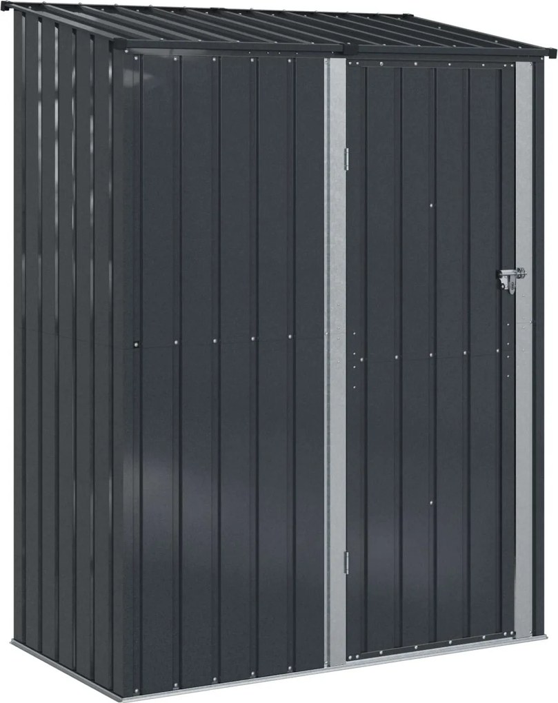 vidaXL Kertiszerszámos házak Antracit 153,5 x 86 x 200 cm Fém