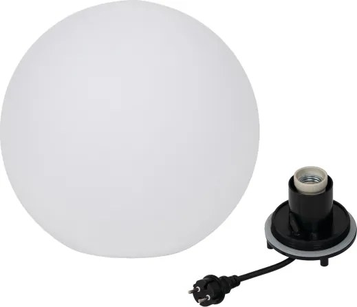 Kanlux 45932 - STONO kültéri lámpa 1xE27/20W/230V, átm. 40 cm, IP65, fehér