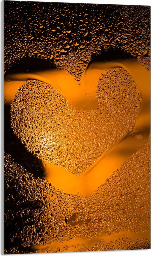 Üveg Vágódeszka 30x52 Szív a Konyhába