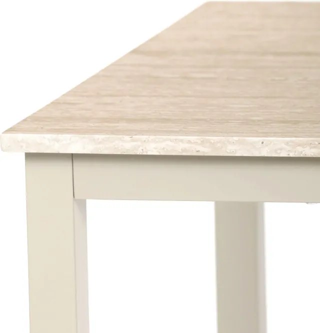 Étkezőasztal 110x70x75 cm, MDF, travertin, TRV