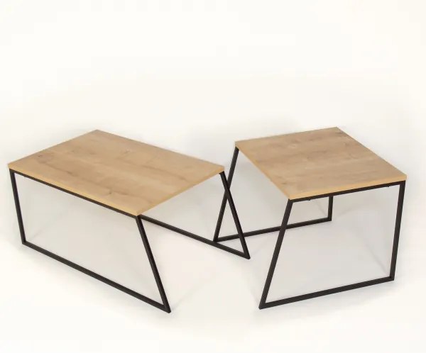 KÉSZLET 2x PAL konferenciasztal bézs/fekete