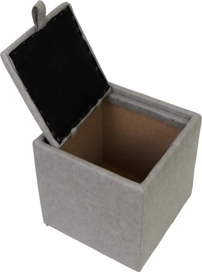 Box puff - M601 szövet - krém R