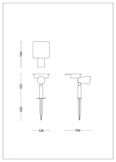 Philips - LED Napelemes spotlámpa ASHLYN LED/1,4W/3,7V 2700K IP44