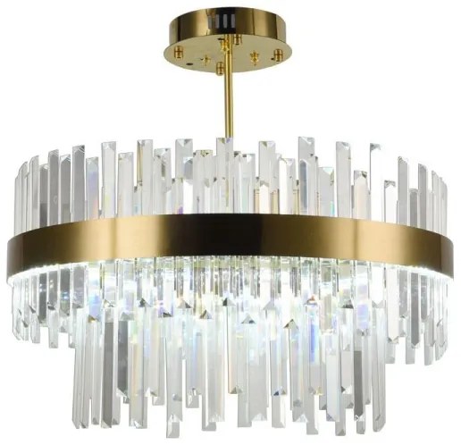 LED állítható fényerejű rúd csillár LED/80W/230V 3000-6500K arany + DO