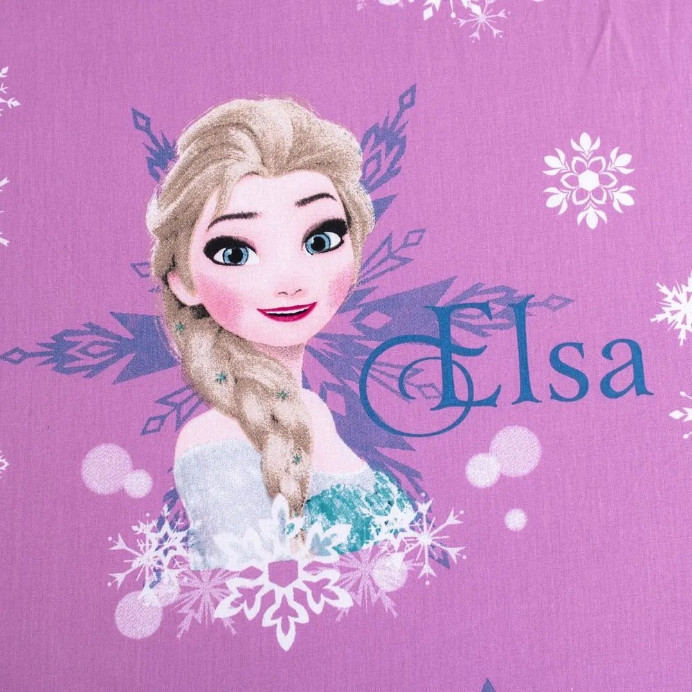 Gumis egyszemélyes pamut gyerek lepedő 90x200 cm Frozen – Jerry Fabrics