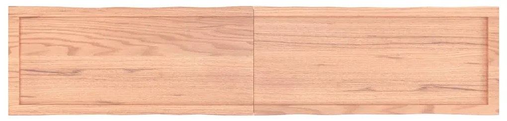 világosbarna kezelt tömör asztallap 180x40x(2-6) cm