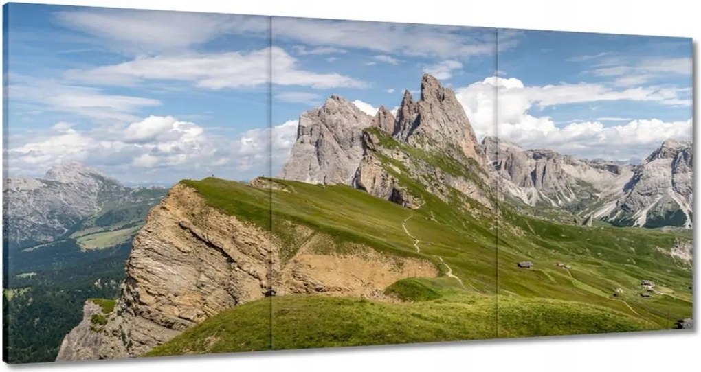 Vászonkép 120x60 Bárány a hegyekben Hegyek Kilátás