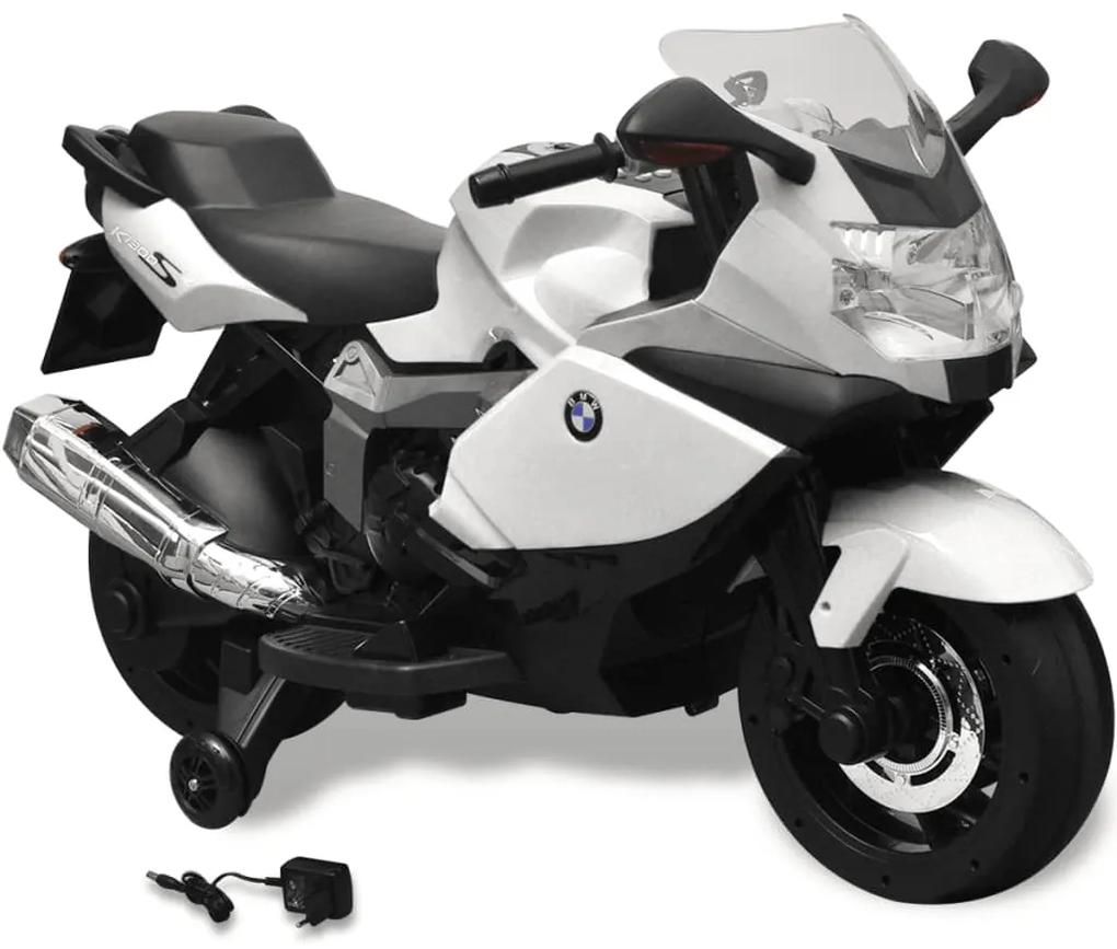vidaXL Elektromos BMW 283 gyerek motorkerékpár 6 V fehér