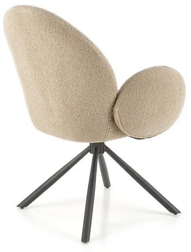 K498 forgatható étkezőszék bézs