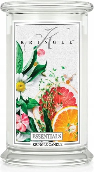 Essentials Kringle Candle nagy gyertya két kanóccal (624g)
