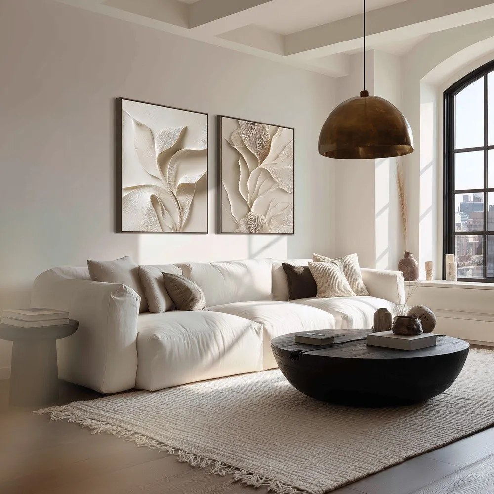 Nyomtatott keretezett kép 60x80 cm Gentle Curves – Styler